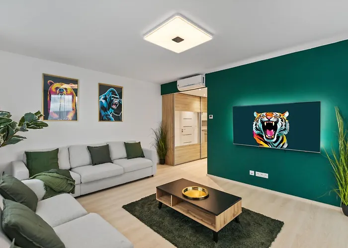 Lam Jungle - Sky View 21 Floor - Free Parking Apartament Bratysława